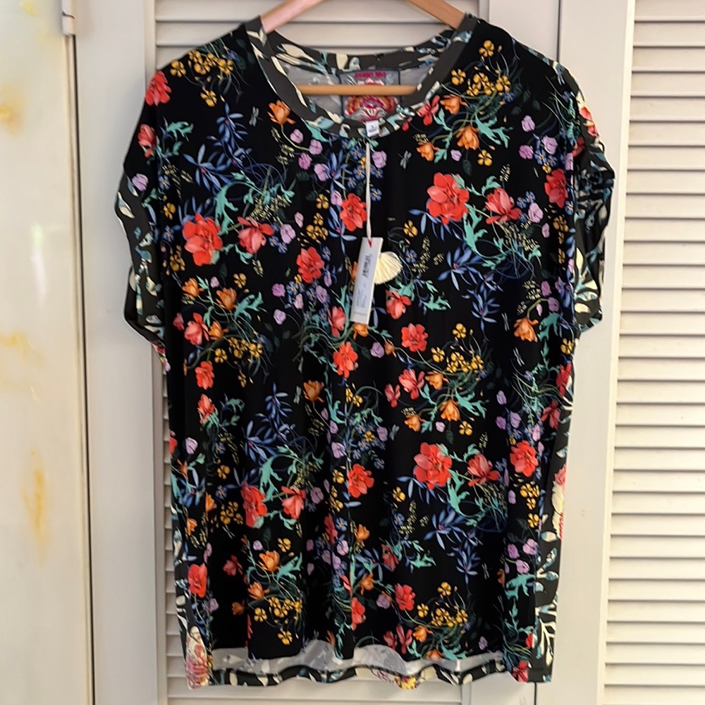 Johnny Was Kashim Relaxed Tee size L